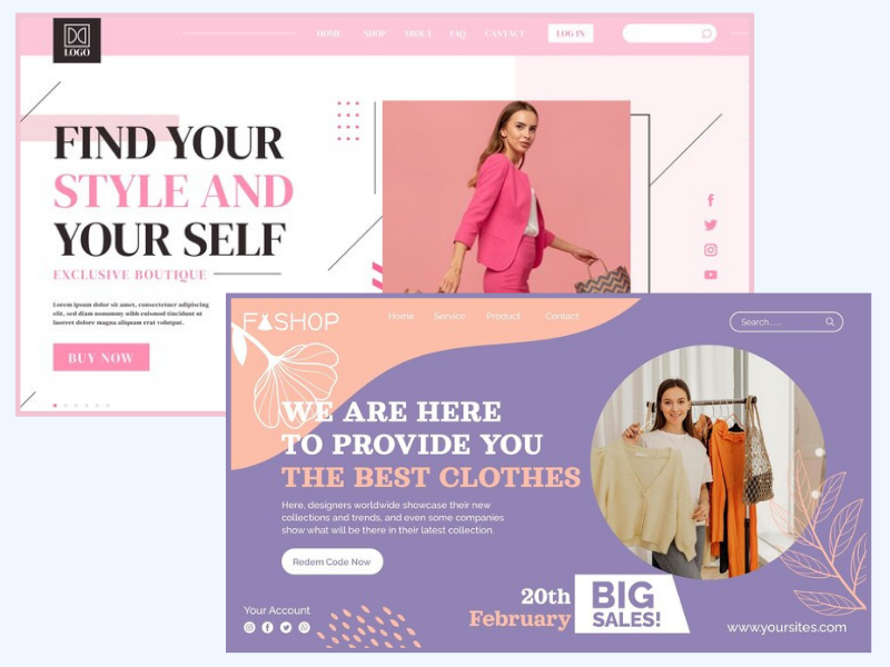 Fashion e-Commerce Web Design