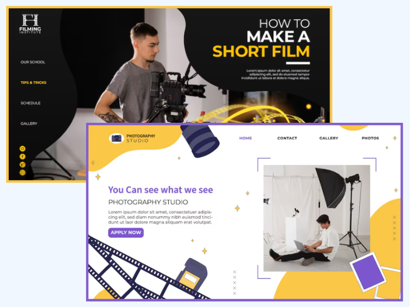 Film Production Company Website