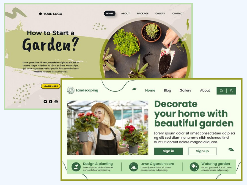 Gardening and Landscaping Website