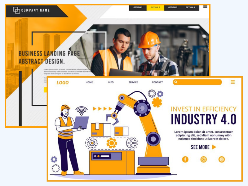 Manufacturing Company Web Design