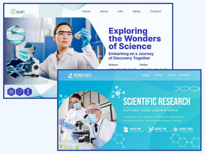Medical Laboratory Website Design