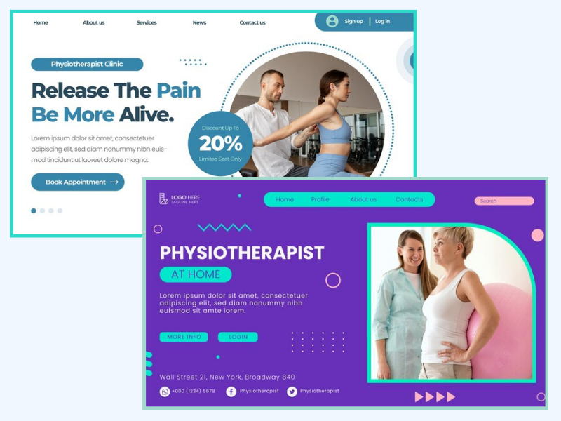 Physical Therapist Website Design
