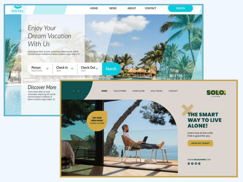 Resort Website Design