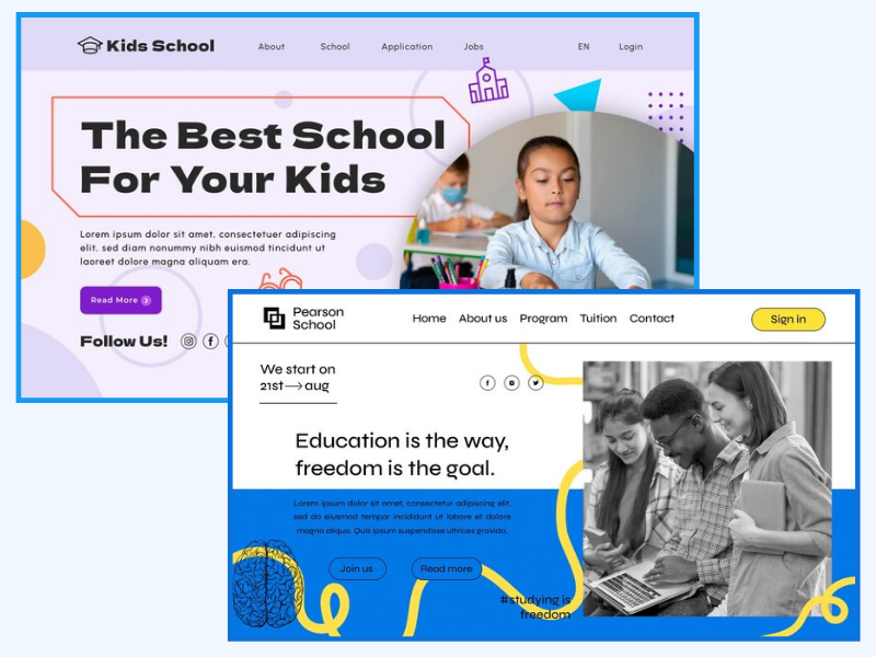 School Website Design