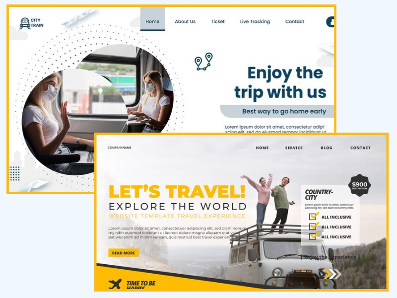 Transportation Website Design